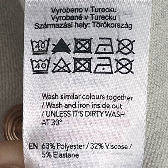 F&F Collared Shacket Shirt Jacket Snap Up Cream Double Front Pockets Size 10 - Picture 14 of 16